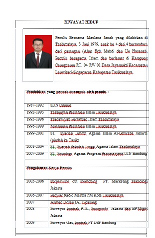 Detail Contoh Cv Dosen Nomer 26
