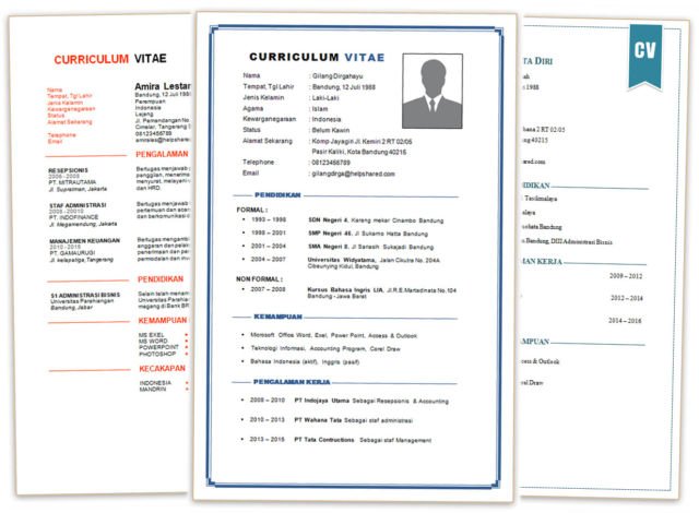 Detail Contoh Cv File Word Nomer 29