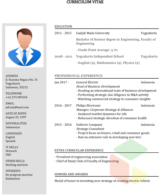 Detail Contoh Cv File Word Nomer 37