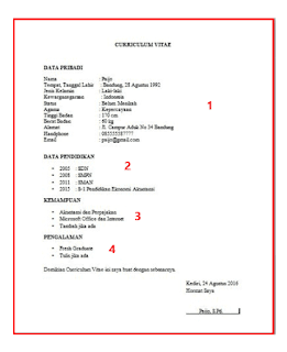 Detail Contoh Cv Fresh Graduate Tulis Tangan Nomer 50