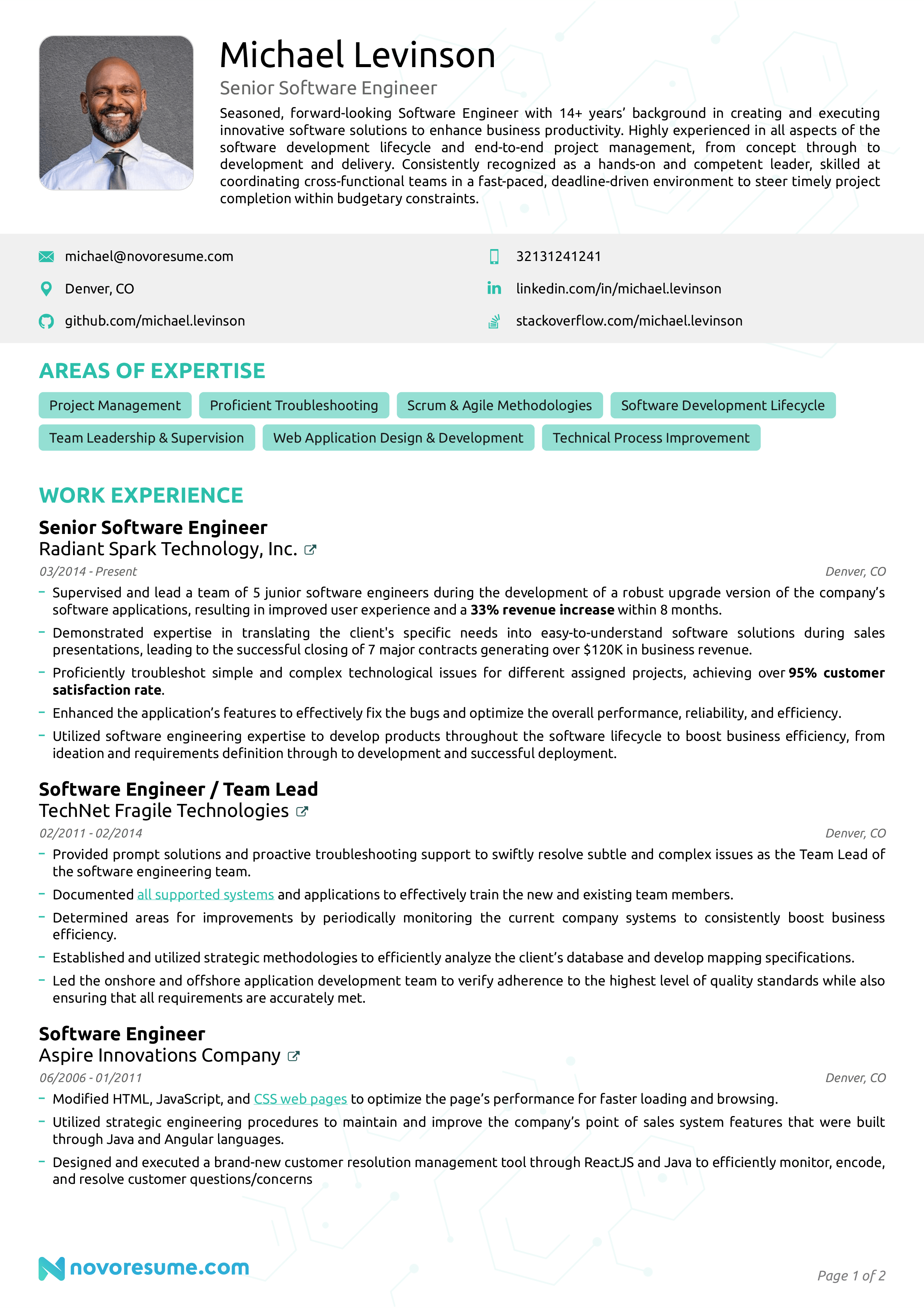 Detail Contoh Cv It Nomer 46