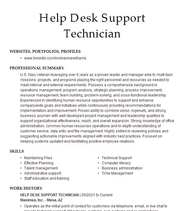 Detail Contoh Cv It Support Nomer 30