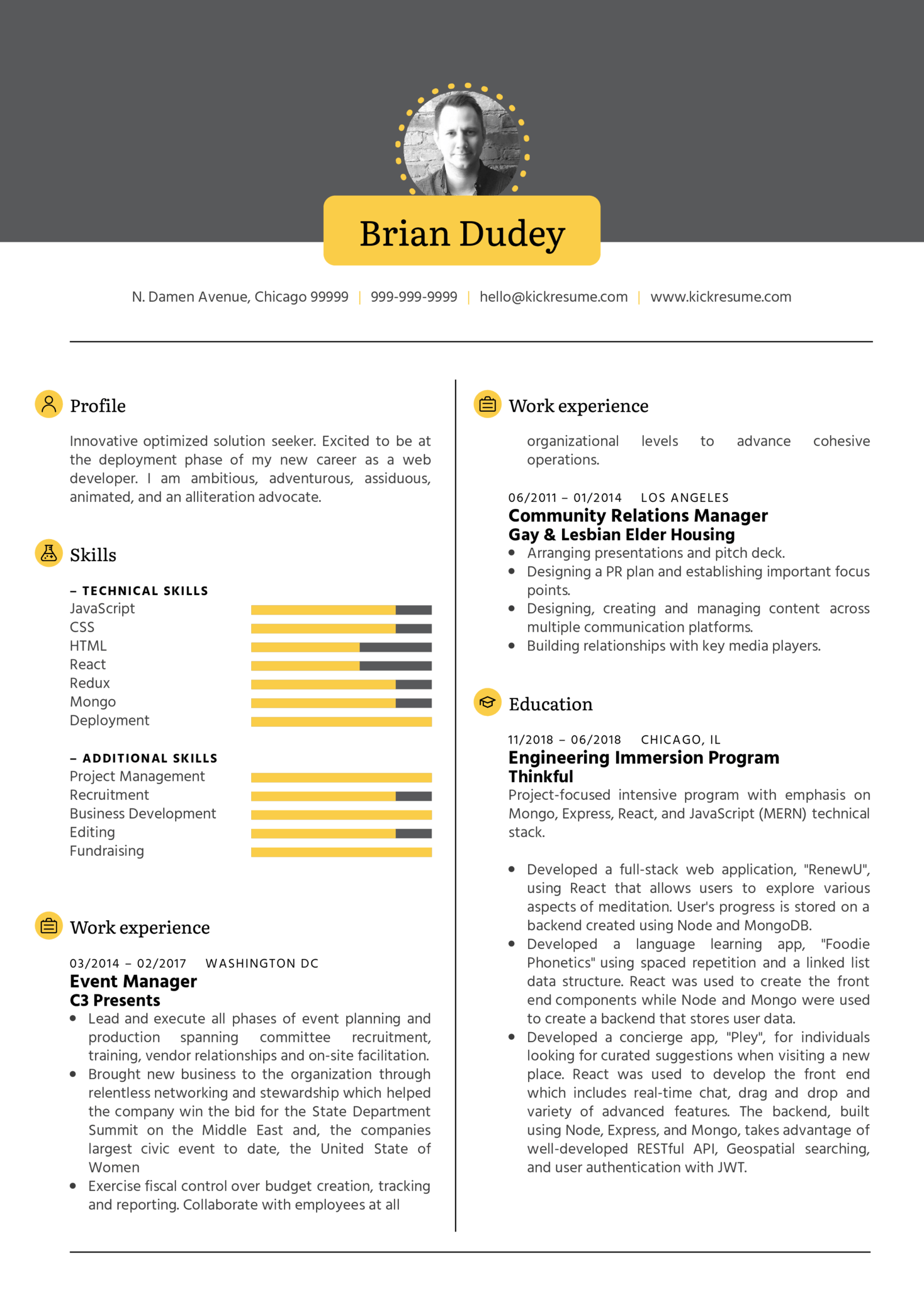 Detail Contoh Cv It Support Nomer 43
