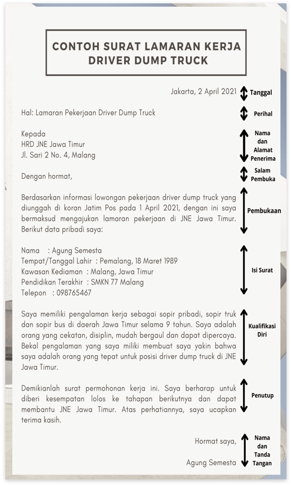 Detail Contoh Cv Lamaran Kerja Lewat Email Nomer 44