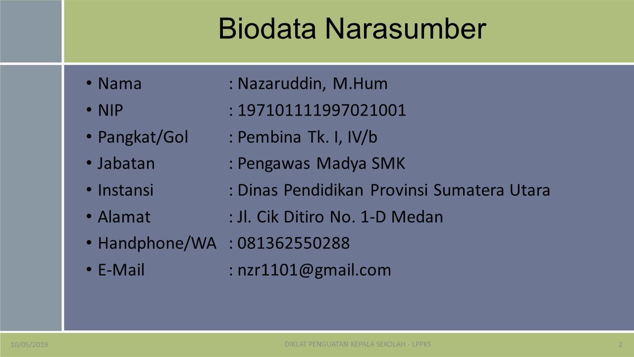 Detail Contoh Cv Narasumber Nomer 47