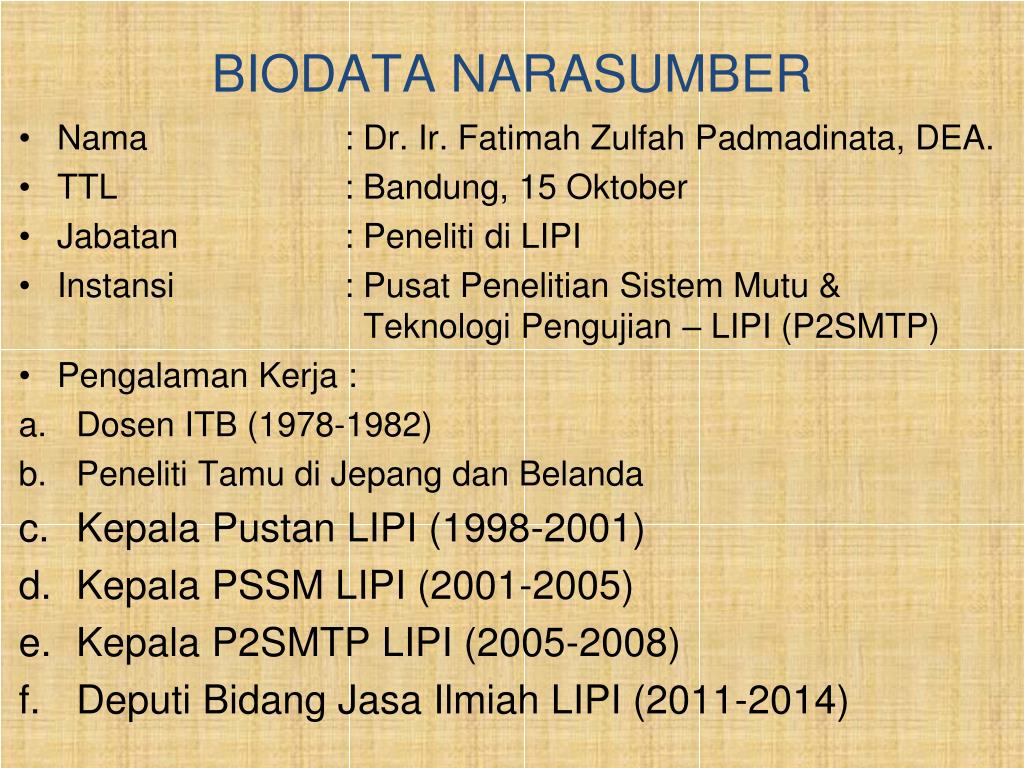 Detail Contoh Cv Narasumber Nomer 8