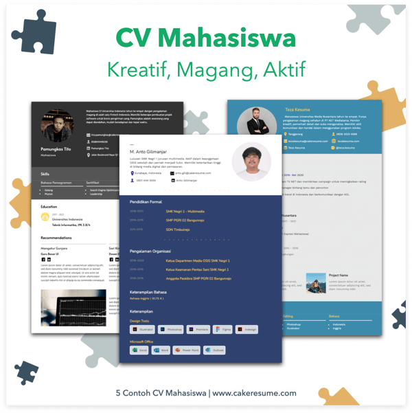 Detail Contoh Cv Part Time Mahasiswa Nomer 4
