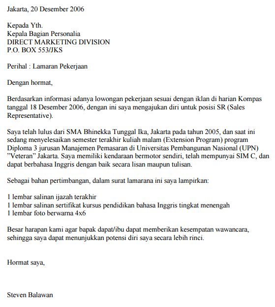 Detail Contoh Cv Part Time Mahasiswa Nomer 46