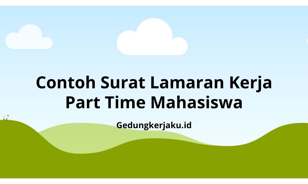 Detail Contoh Cv Part Time Mahasiswa Nomer 48