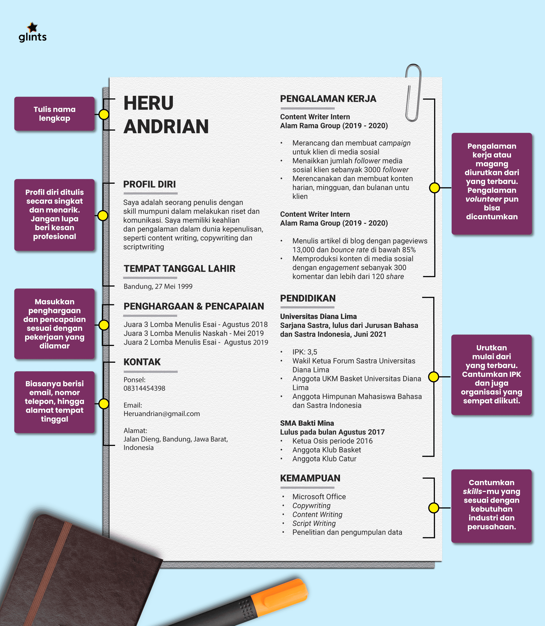 Detail Contoh Cv Part Time Mahasiswa Nomer 10