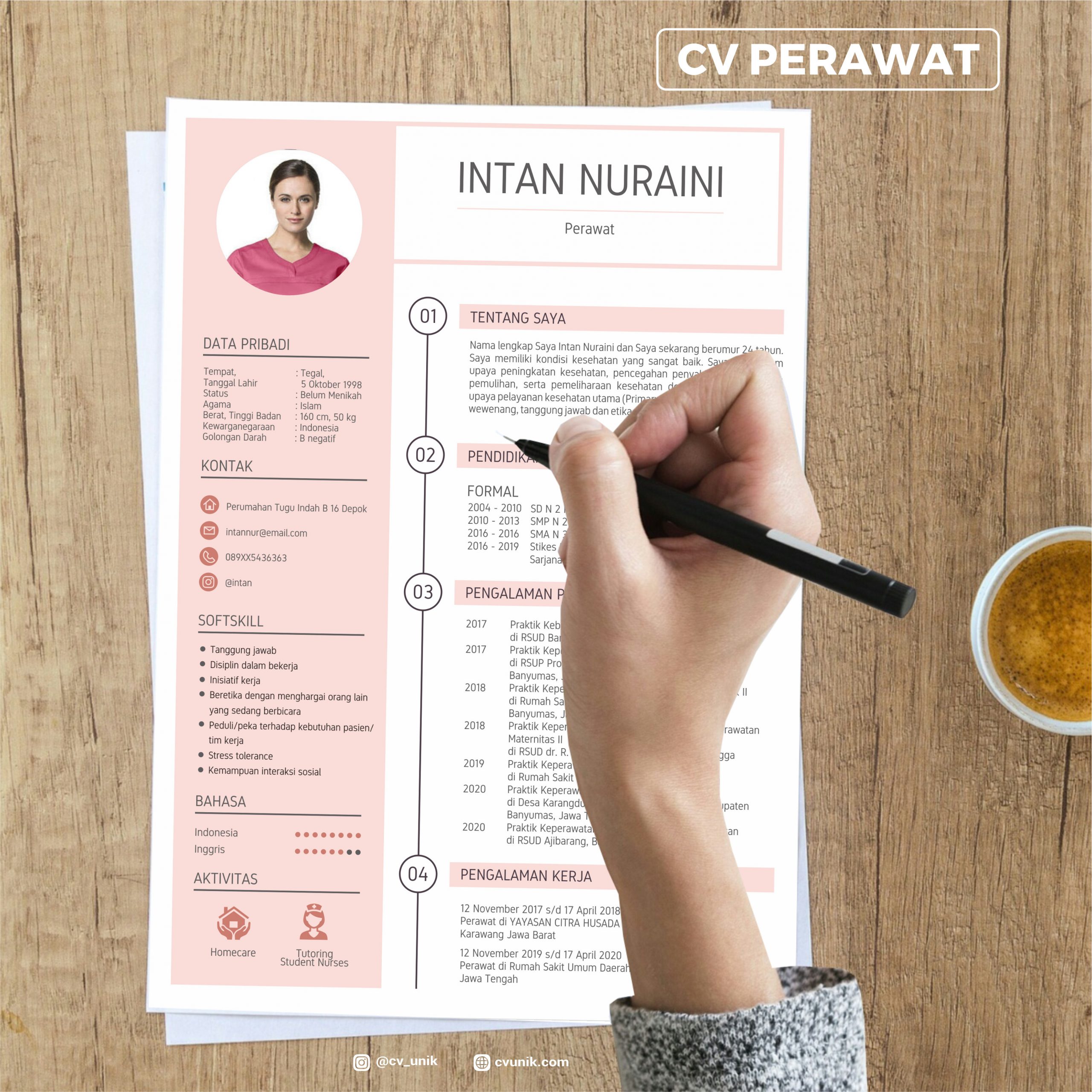 Detail Contoh Cv Perawat Di Rumah Sakit Nomer 37