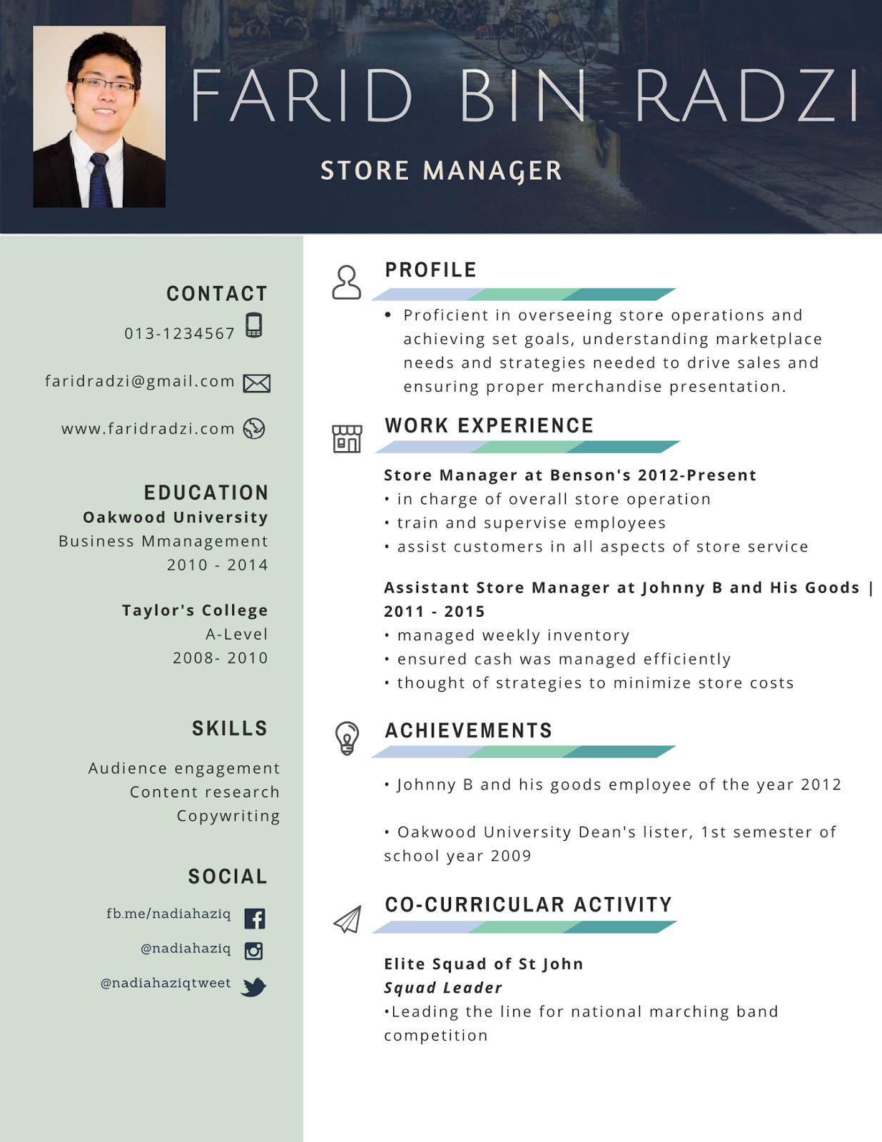 Detail Contoh Cv Simple Nomer 13