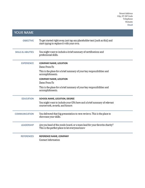 Detail Contoh Cv Simple Nomer 41