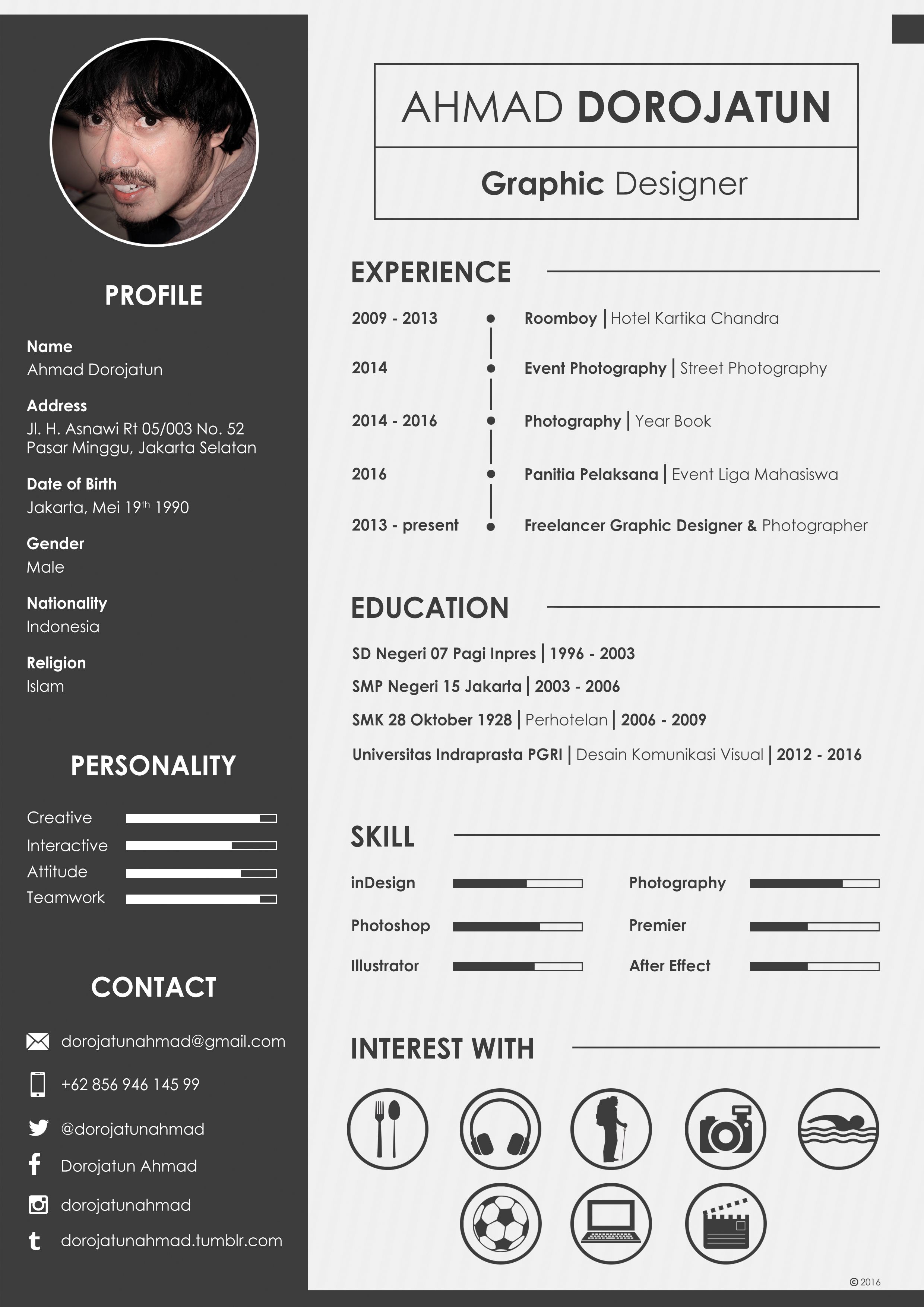Detail Contoh Cv Simple Nomer 6