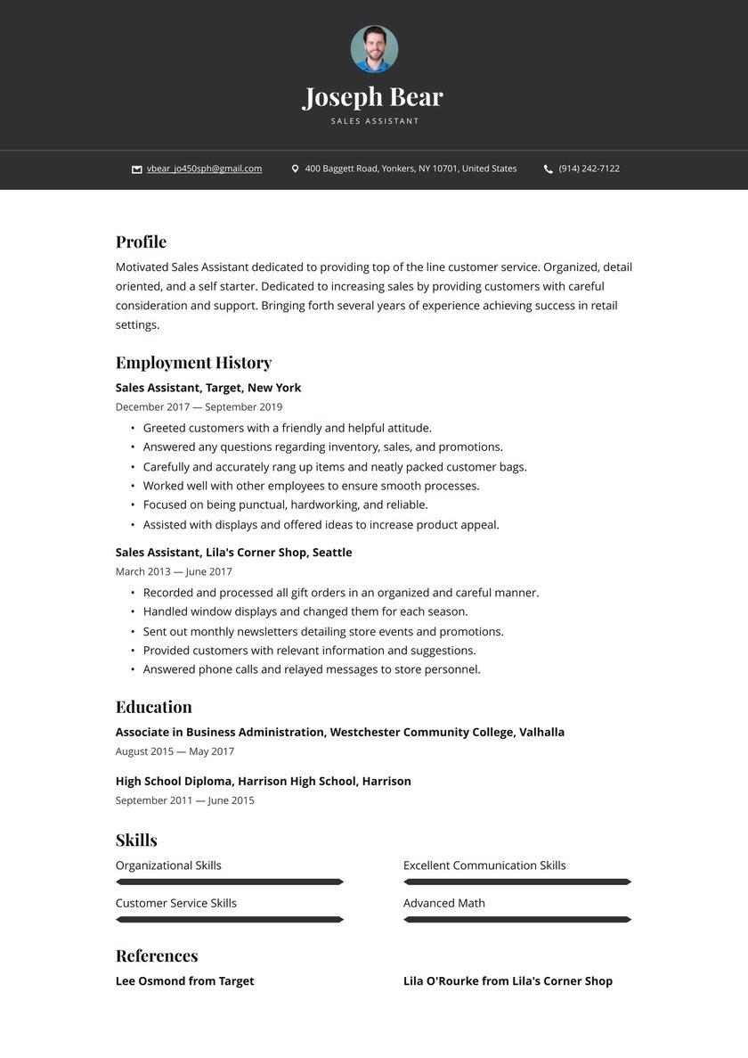 Detail Contoh Cv Simple Nomer 57
