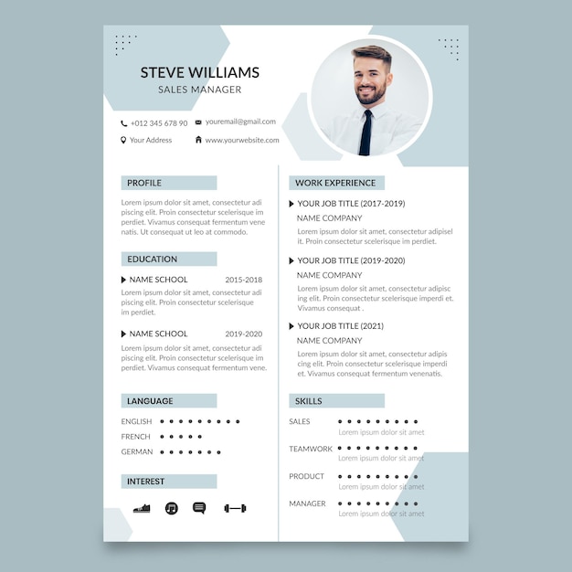Detail Contoh Cv Simple Nomer 10