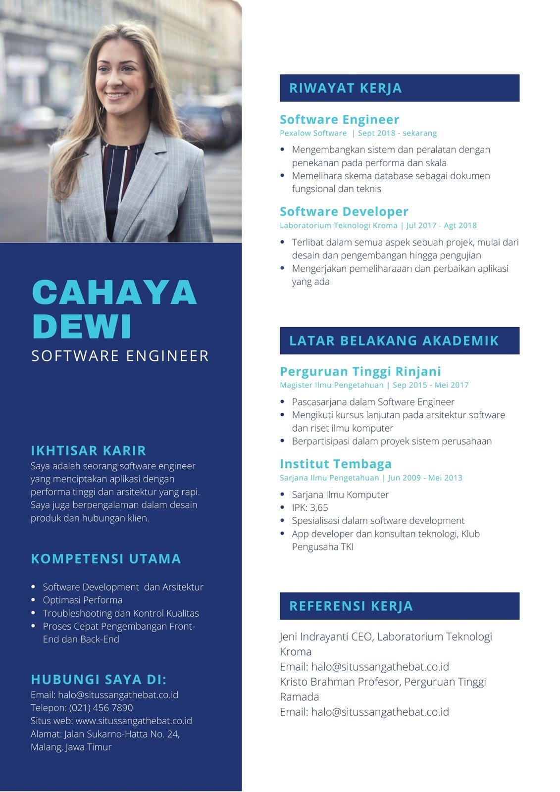 Detail Contoh Cv Teknik Informatika Nomer 50