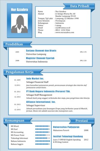 Detail Contoh Cv Terbaik 2020 Nomer 14