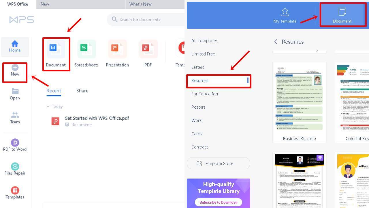 Detail Contoh Cv Wps Office Nomer 14