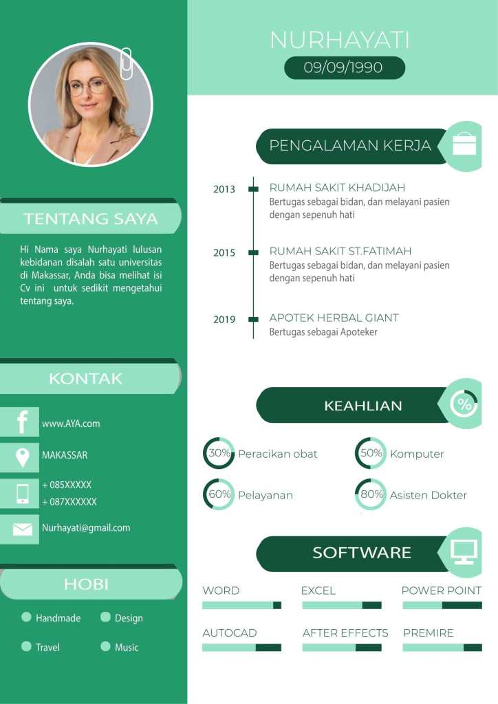Detail Contoh Cv Yang Menarik Nomer 48