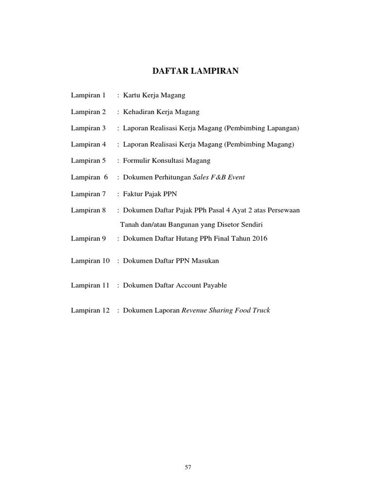 Detail Contoh Daftar Gambar Laporan Nomer 33