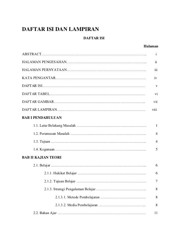 Detail Contoh Daftar Gambar Laporan Nomer 40