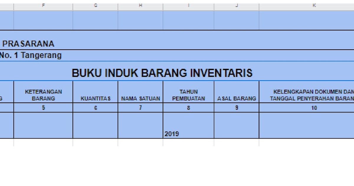 Detail Contoh Daftar Inventaris Sekolah Nomer 48