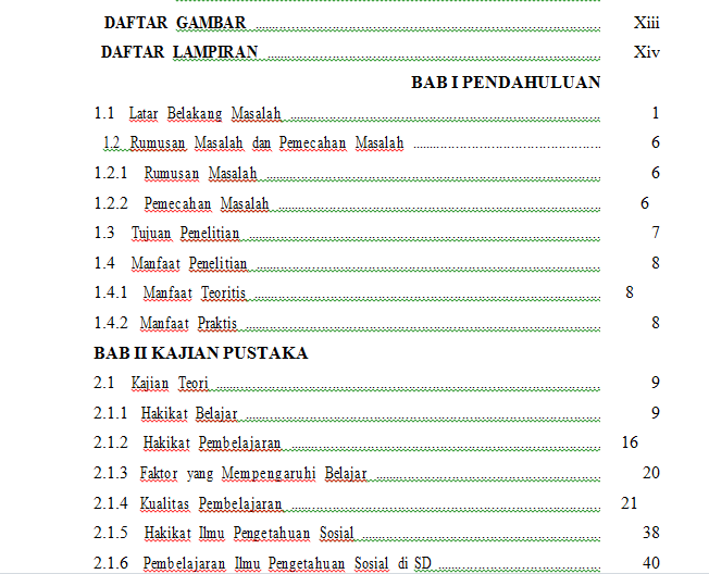 Detail Contoh Daftar Isi Dalam Makalah Nomer 52