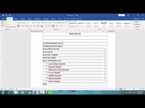 Detail Contoh Daftar Isi Laporan Pkl Nomer 46