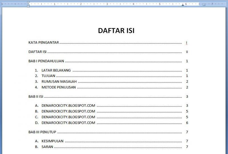 Detail Contoh Daftar Isi Makalah Nomer 20