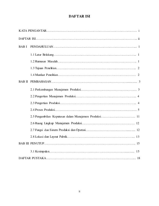 Detail Contoh Daftar Isi Makalah Nomer 25