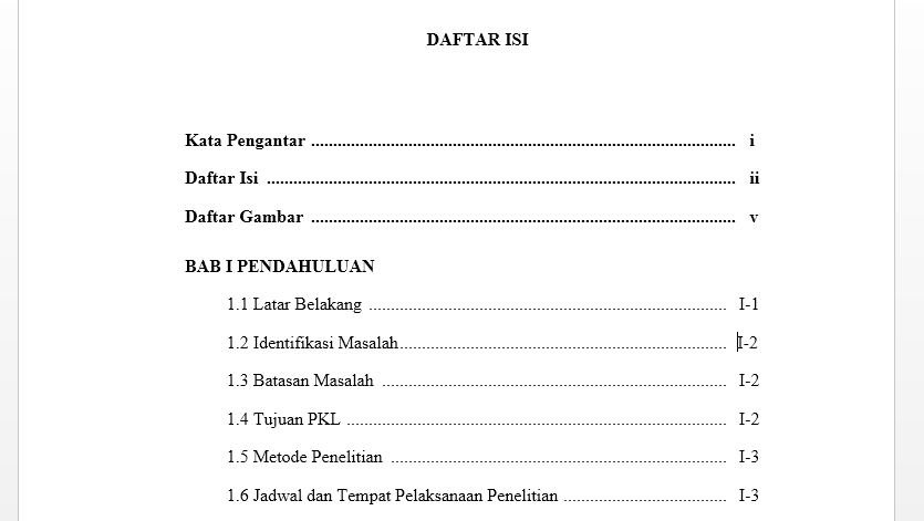 Detail Contoh Daftar Isi Makalah Nomer 36