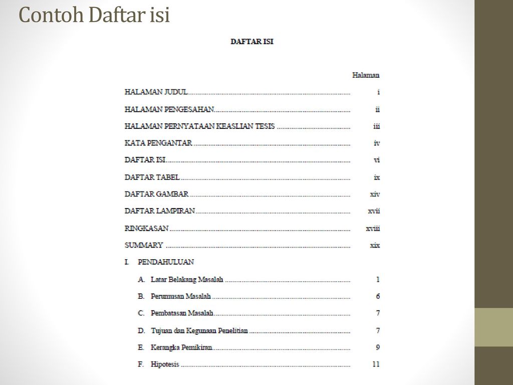 Detail Contoh Daftar Isi Proposal Skripsi Nomer 49