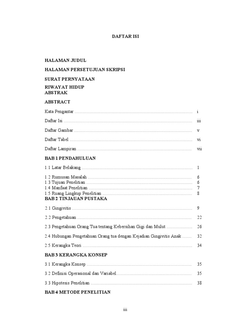 Detail Contoh Daftar Isi Skripsi Nomer 13