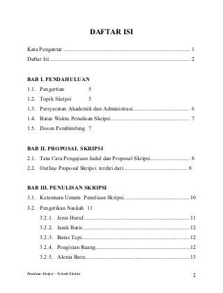 Detail Contoh Daftar Isi Skripsi Nomer 56