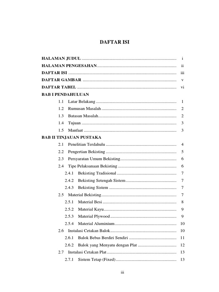 Detail Contoh Daftar Isi Skripsi Nomer 8