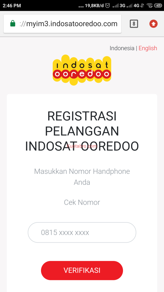 Detail Contoh Daftar Kartu Indosat Nomer 15