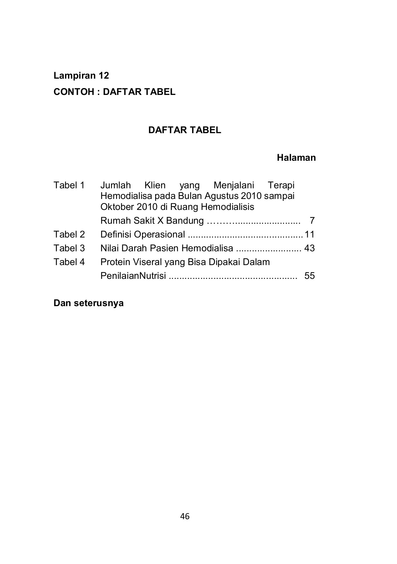 Detail Contoh Daftar Lampiran Skripsi Nomer 48