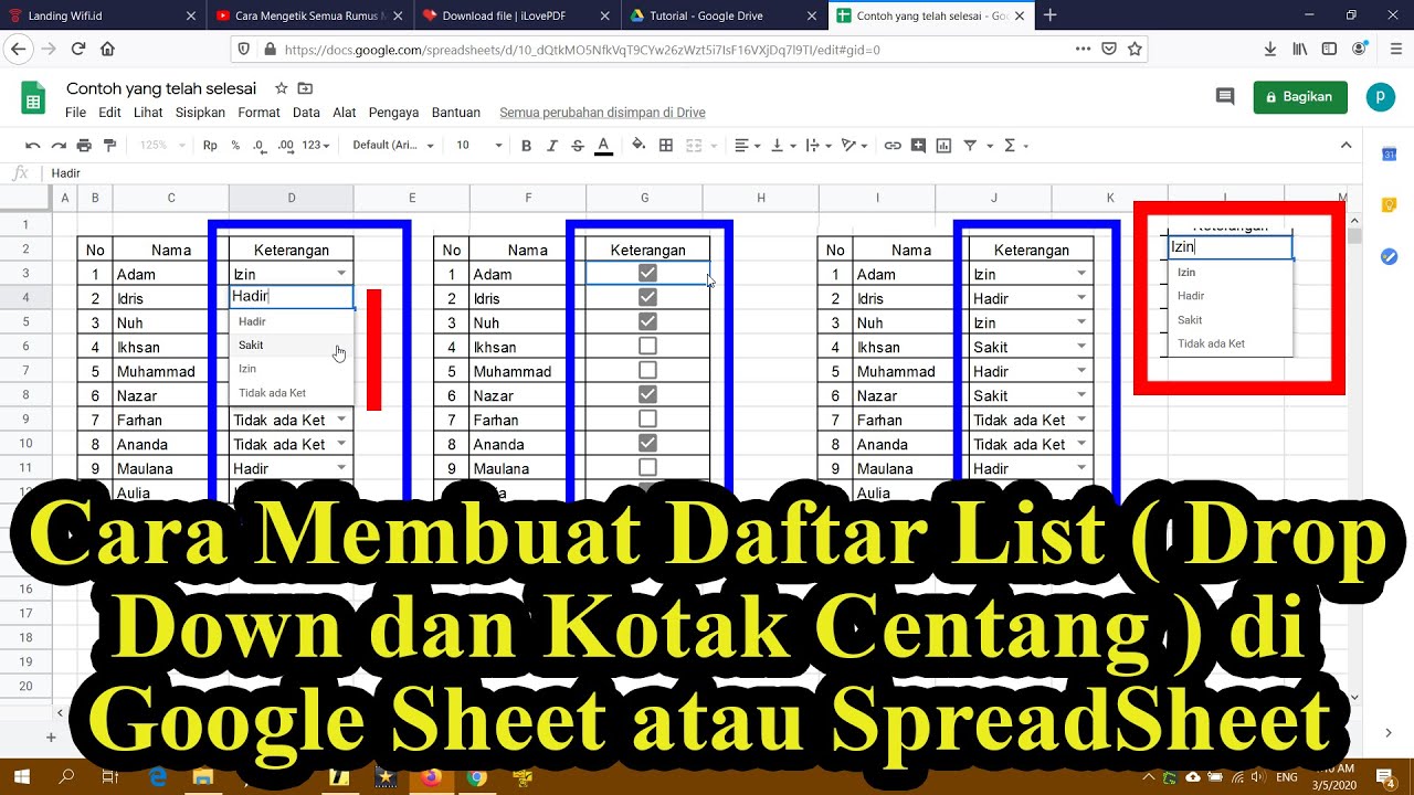 Detail Contoh Daftar List Nomer 31