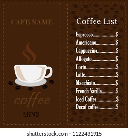 Detail Contoh Daftar Menu Coffee Shop Nomer 14