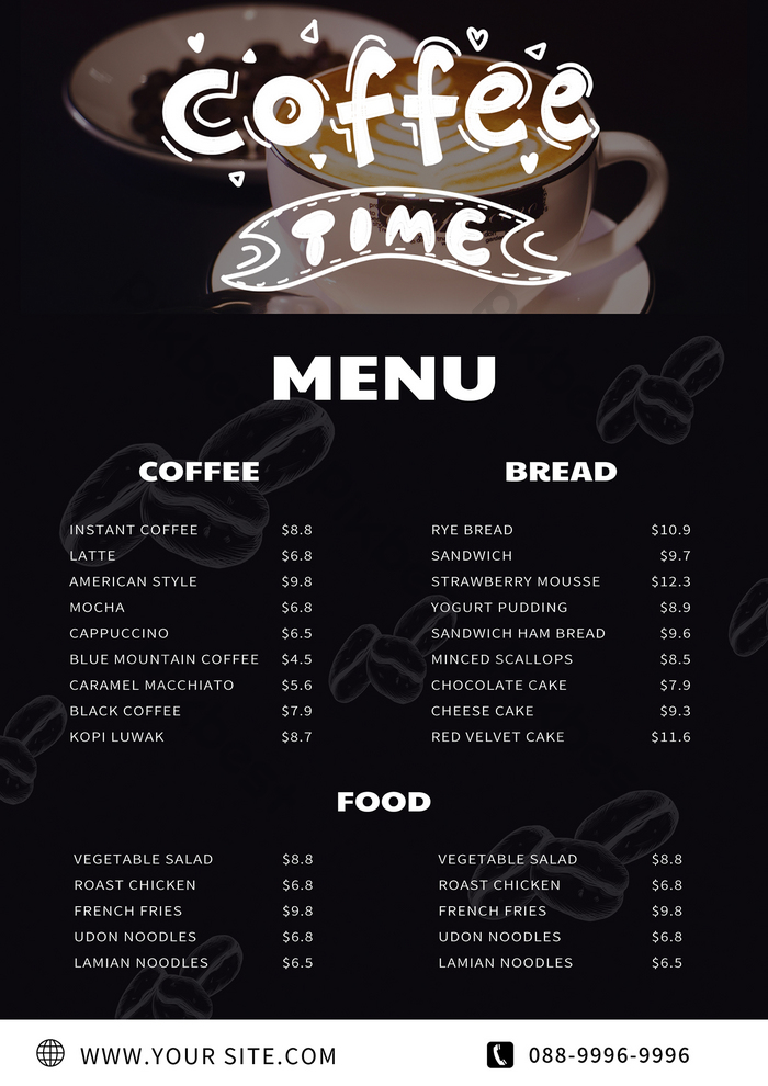 Detail Contoh Daftar Menu Coffee Shop Nomer 6