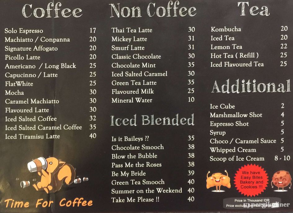 Detail Contoh Daftar Menu Coffee Shop Nomer 8