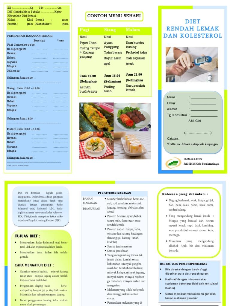 Detail Contoh Daftar Menu Diet Kolesterol Nomer 11
