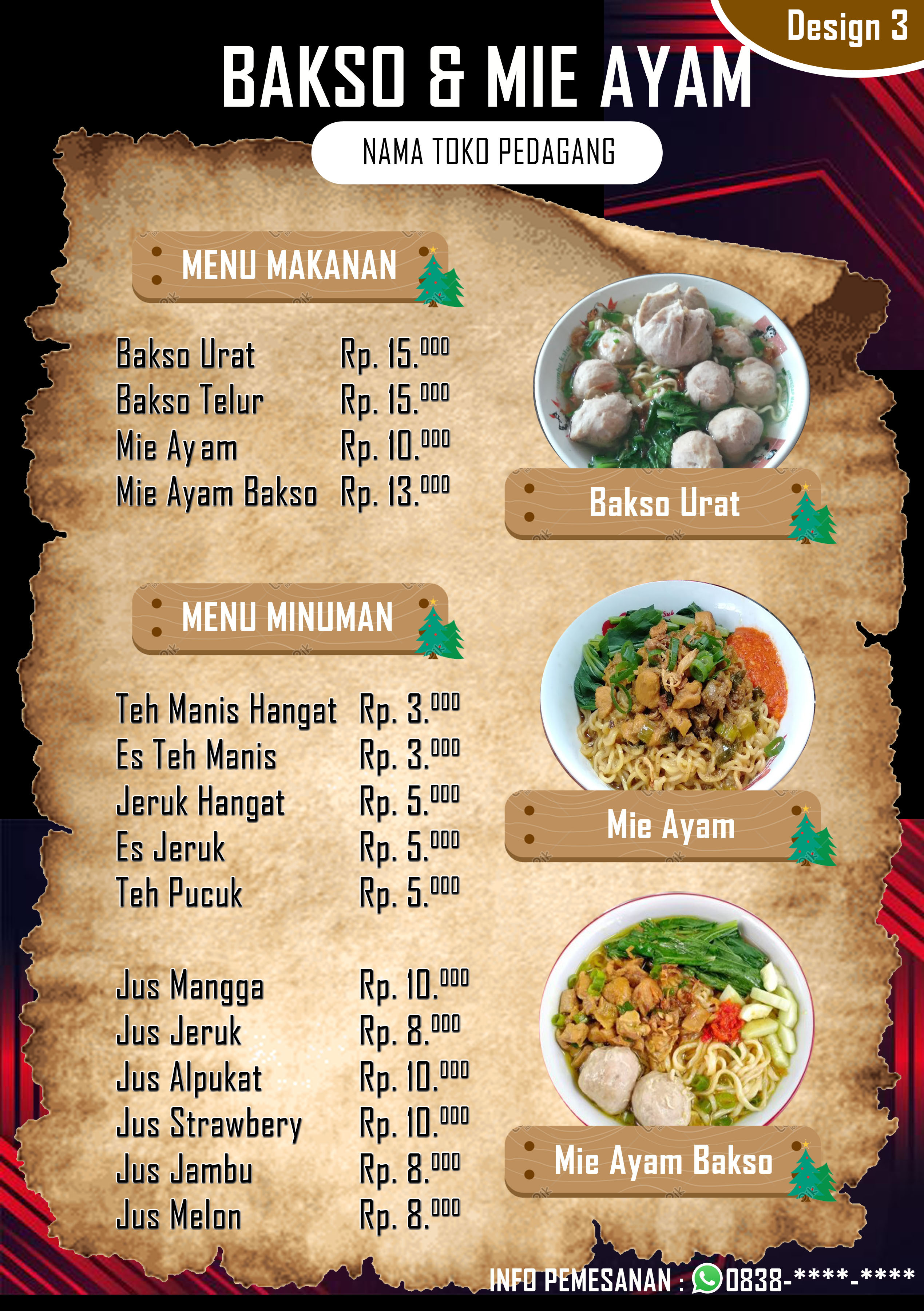 Detail Contoh Daftar Menu Makanan Dan Minuman Nomer 44