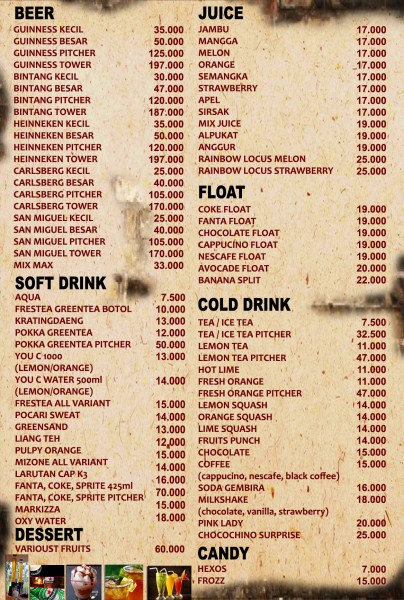 Detail Contoh Daftar Menu Minuman Nomer 46