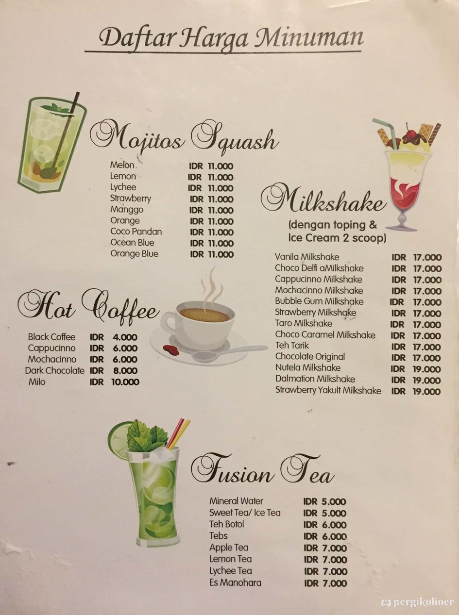 Detail Contoh Daftar Menu Minuman Nomer 8