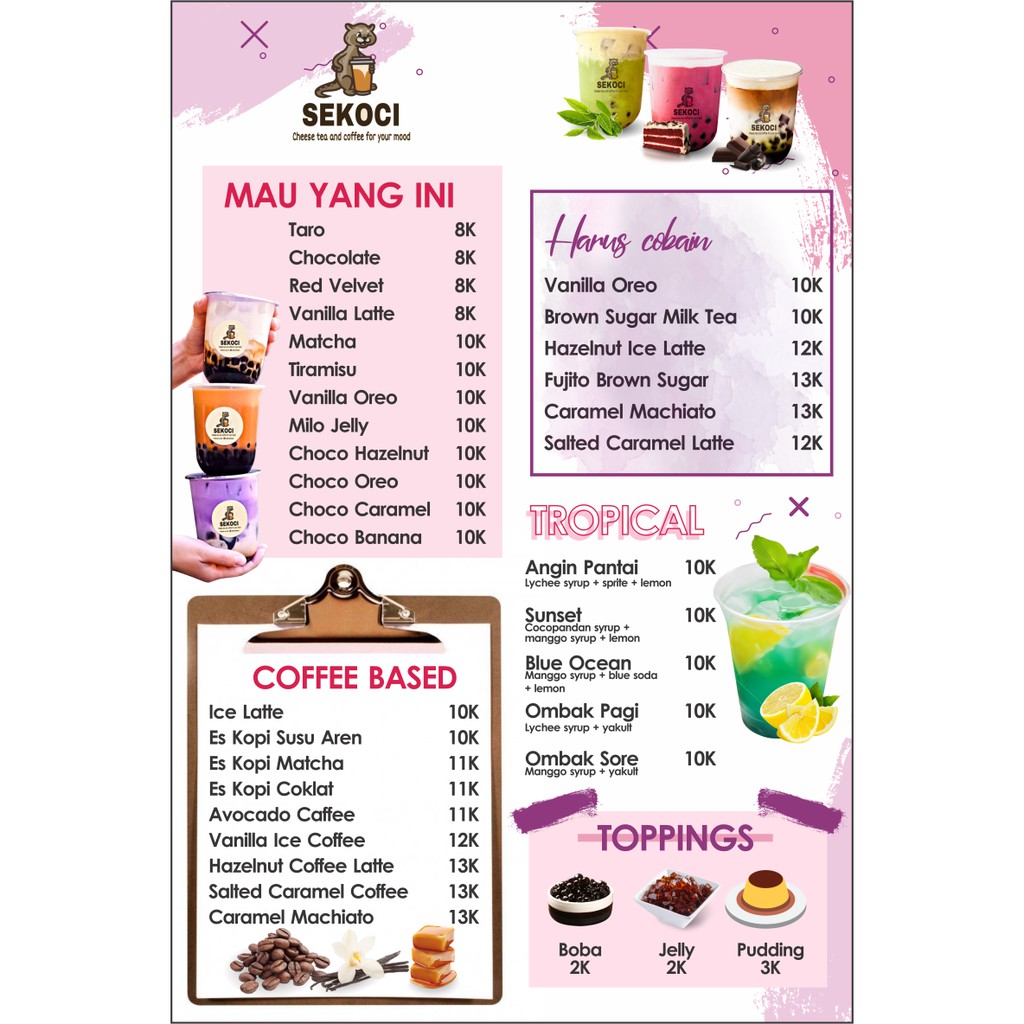 Detail Contoh Daftar Menu Minuman Pop Ice Nomer 37