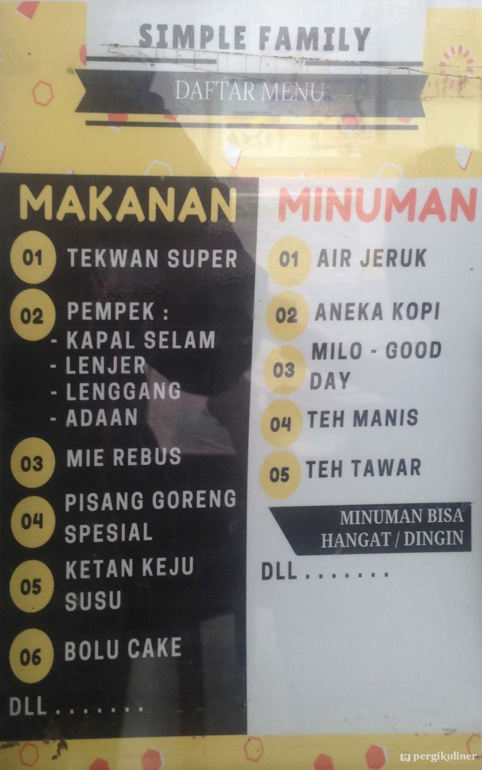 Detail Contoh Daftar Menu Simple Nomer 36