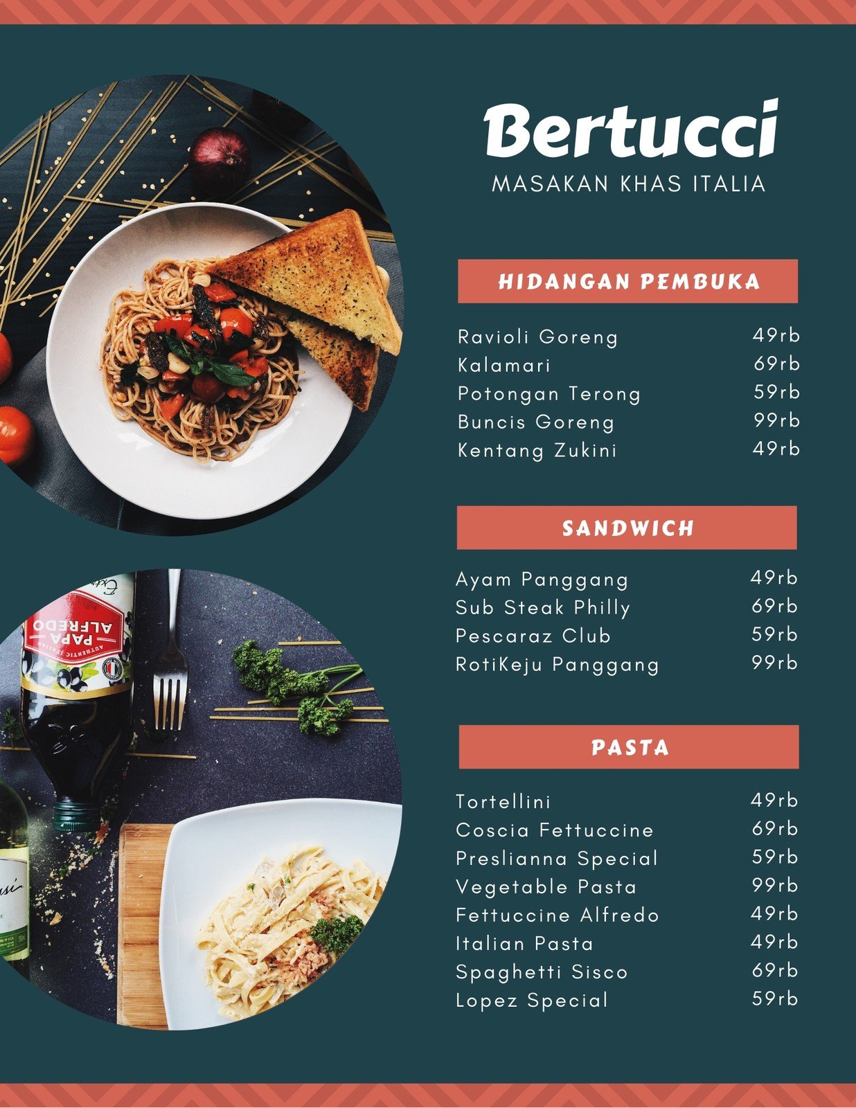 Detail Contoh Daftar Menu Simple Nomer 51