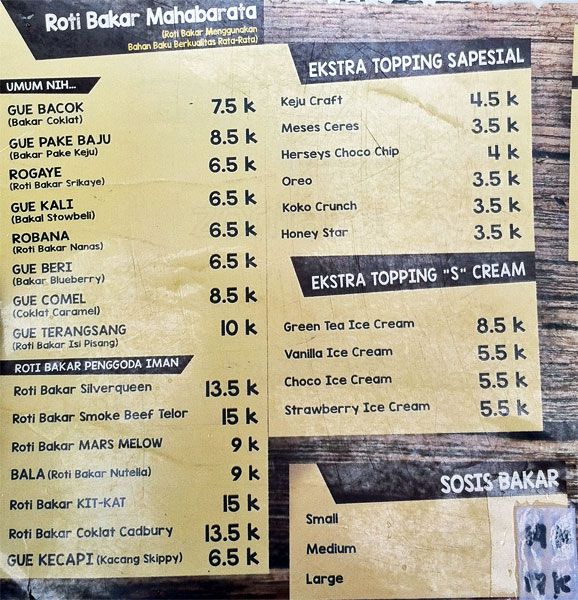 Detail Contoh Daftar Menu Warkop Nomer 43